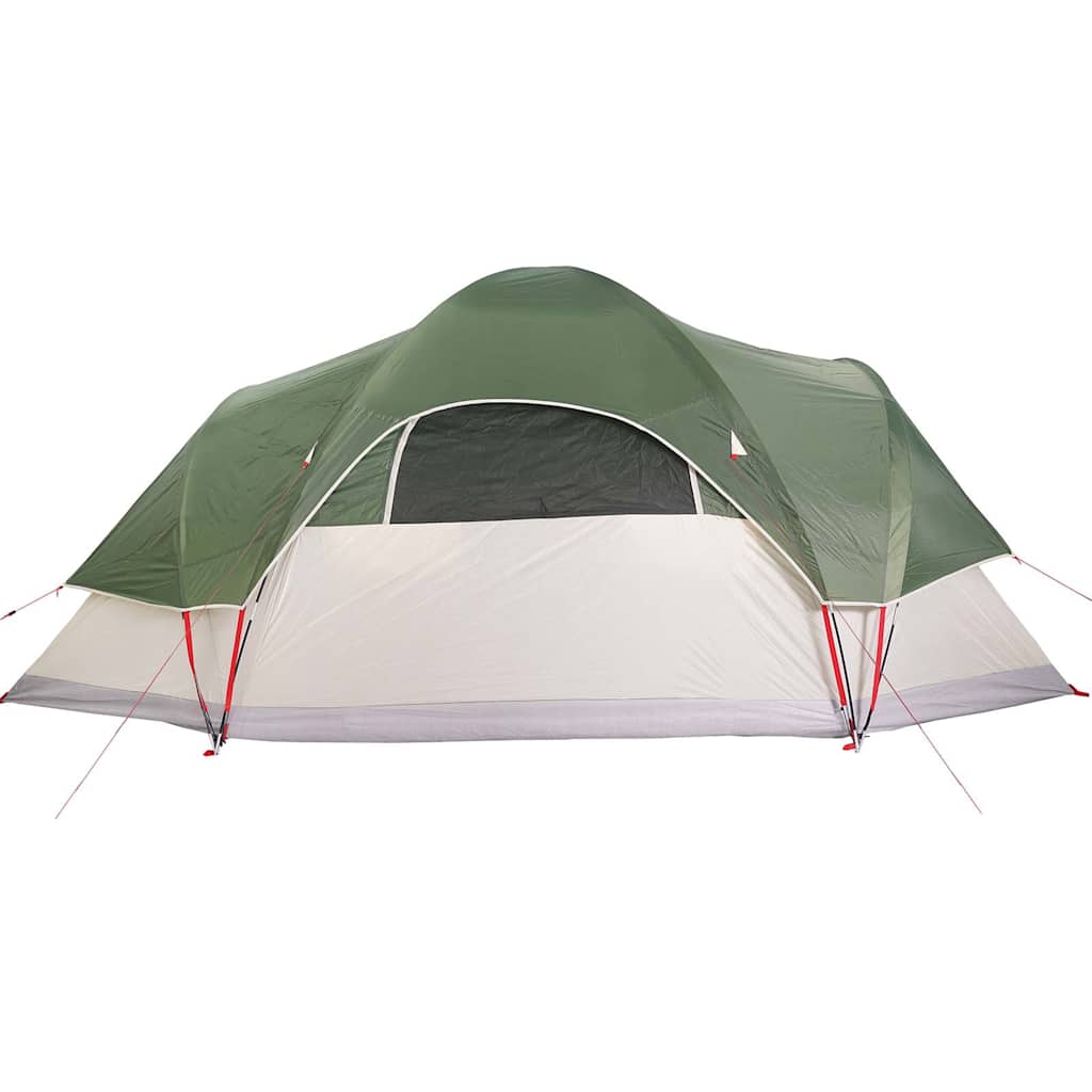 Dome Family Tent for 9 People Green Waterproof