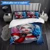 3PCS Quinn Artwork Bedding Set,Including 1pc Duvet Cover And 2pcs Pillowcases Perfect for Bedroom, Dormitory, Fan Christmas gift