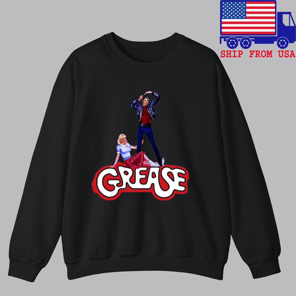 Grease Movie Men#039;s Black Size S to 3XL Unisex T-Shirt XXXL
