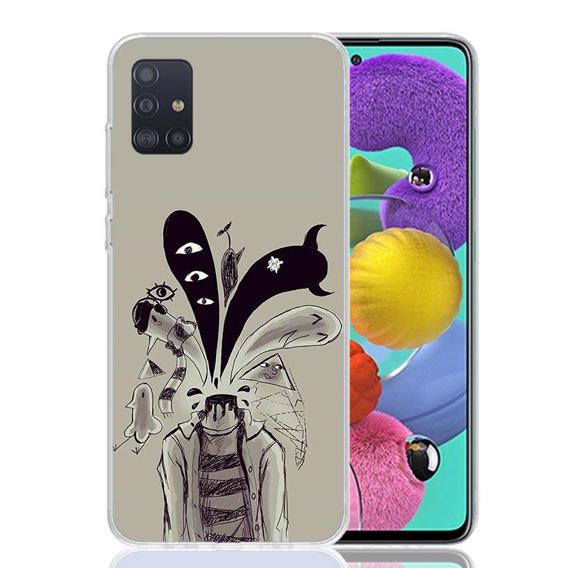 Oyasumi Punpun Phone Case for Samsung Galaxy A52 A51 A50S A12 A22 A32 A72 A10S A30S A31 A71 Note 20 Ultra 10 Plus S10 Galaxy A52