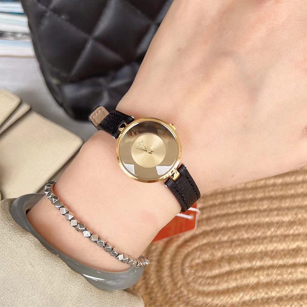 Tianta Fashion Belt Ladies Watch Simple No Scale Niche Design Thin Belt