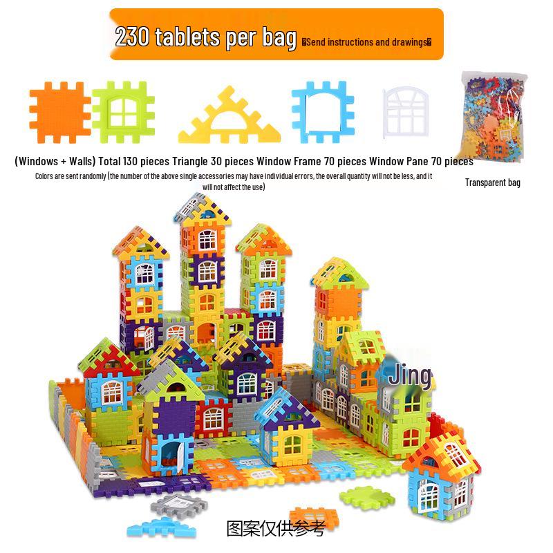 3D Puzzle Educational Building Blocks Toy for Girls & Boys Ages 3-6
