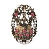 Vintage court style lady brooch elegant high sense niche medieval party princess wreath brooch pin jewelry