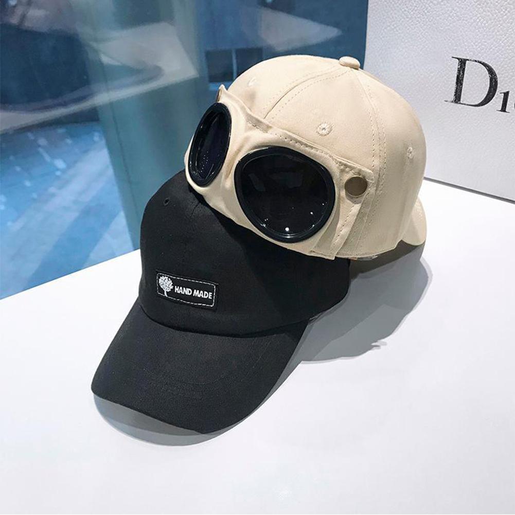 Reverse Glasses Cap Fashion Personality Baseball Cap Adjustable Cotton Casual Cap Cool Outdoor Sun Hat