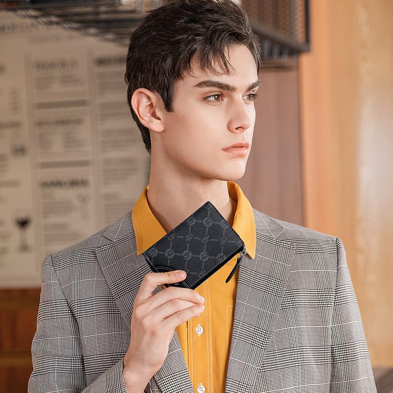 New GOLF PVC Driver's License Wallet Coin Purse Trunk Bag Card Holder Small Men's Black Q261829