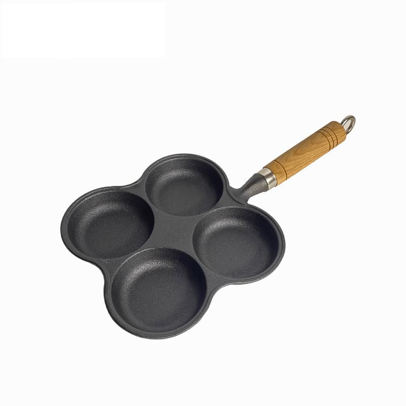 

Wutuo Cast Iron 4-Hole Flower Petal Egg Frying Pan