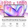 Ordinateur Portable - Win11 Pro - PC Portable -15.6 Pouces -AMD 3050E RAM 8Go+Stockage 256Go SSD - Expansible 6TB-2.4G+5G WiFi-Rose