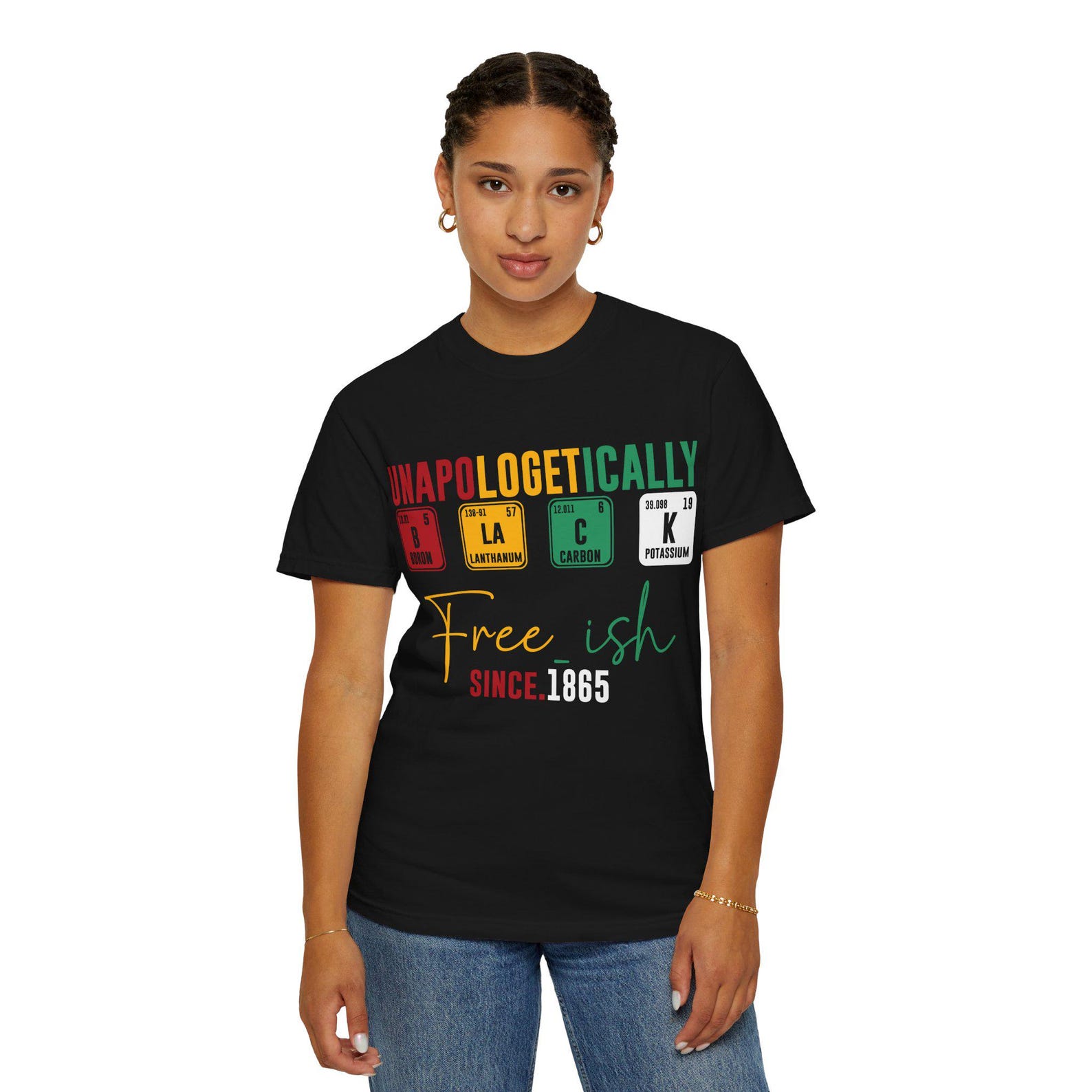 Unapologetically Black Free-ish T-Shirt | Black History Elements 2XL