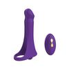 Dual Head Vibrating Dildo Penis Ring with Remote Penis Plug Vibrator, 10 Modes Female Clitoral G-spot Stimulator Adult Sex Toys