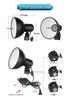 Space-saving E27 Universal Desk Lamp: Student Eye Protection Reading Light for Home or Bedside.