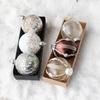 Classic Ornament Shape Matte Christmas Balls Pink Sequin Ornaments