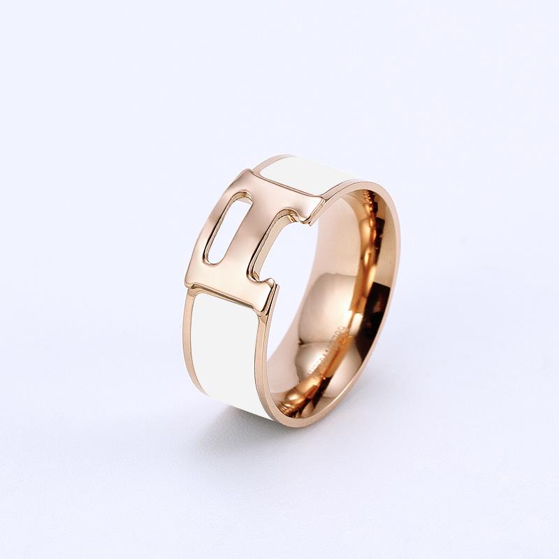 

2025 Letter Ring Non Fading Women s Couple Pair Ring Fashion Versatile Letter Bracelet 11