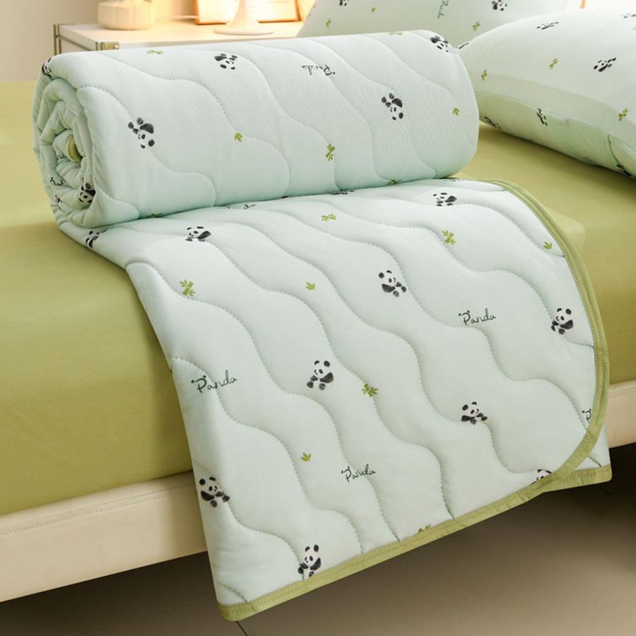 Summer Quilted Quilt, New Floral Single And Double Person Soft, Skin-Friendly, Breathable And Comfortable Air Conditioning Quilt