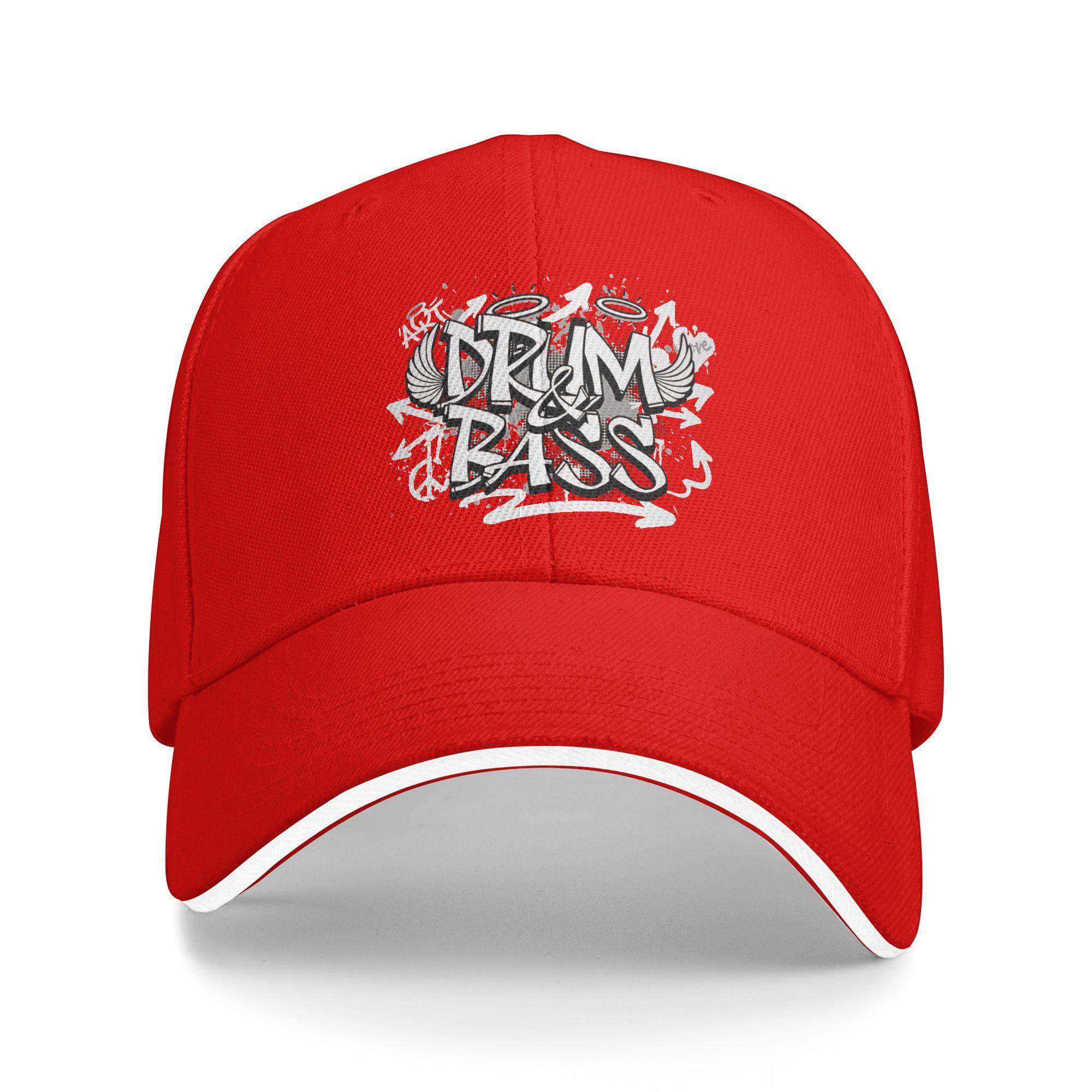 

Spring Drum And Bass Graffiti Steez Baseball Cap Streetwear Custom DIY Sun Trucker Hat Unisex-Teens Sun-Proof Snapback Cap One Size