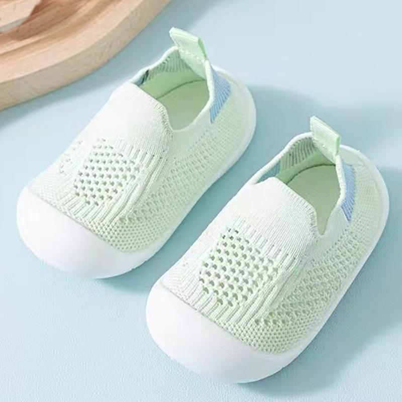 Summer Baby Walking Shoes: Soft Sole, Non-Slip Mesh, Breathable.