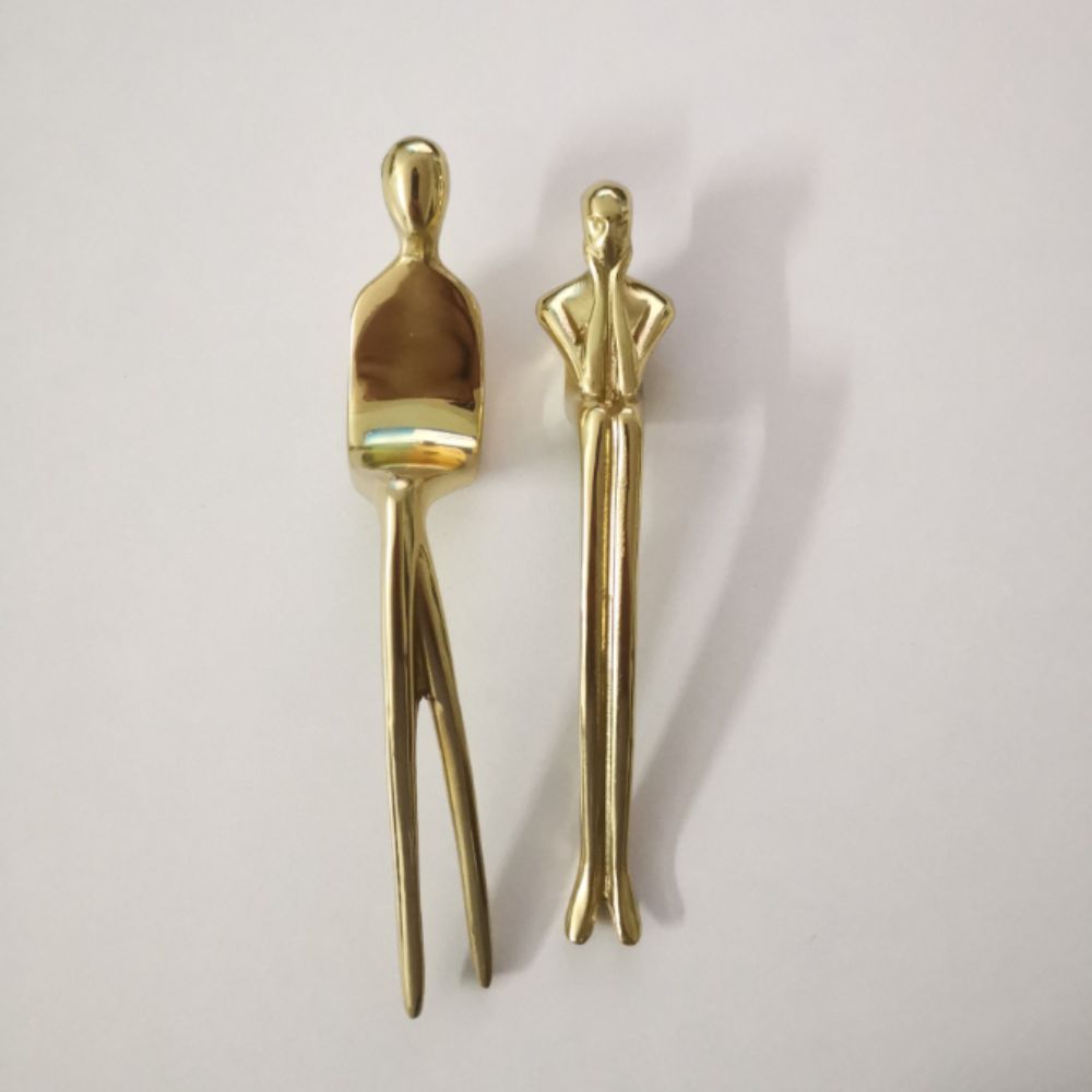 Solid Brass Door Knobs European Style Cabinet Handles French Nordic Door Handle  American Style