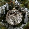 Glitter Tinsel Pom Poms Christmas Ornament Fluffy Pom Pom Ball Christmas Tree Hanging Deecoration for Holiday Party Decor