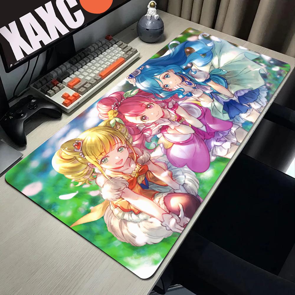 Healin Good Pretty Cure Mousepad INS Tide Large Cartoon Anime Gaming Mouse Pad Keyboard Mouse Mats Desk Mat Accessories