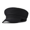 Beret Color Solid Hat Unisex Cotton Winter Knitted Flat Cap For Wear Outdoor