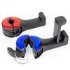2pcs/set Car Headrest Hidden Hook with Cell Phone Holder Car Back Seat Hook Universal 360° Rotation Adjustable Hanger Rear Hook for Car Seat