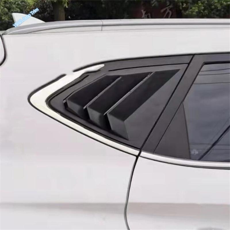 Car Styling Rear Window Triangle Shutters Blinds Cover Side Tuyere Trim External Accessories Fit For Hyundai Tucson 2016 -