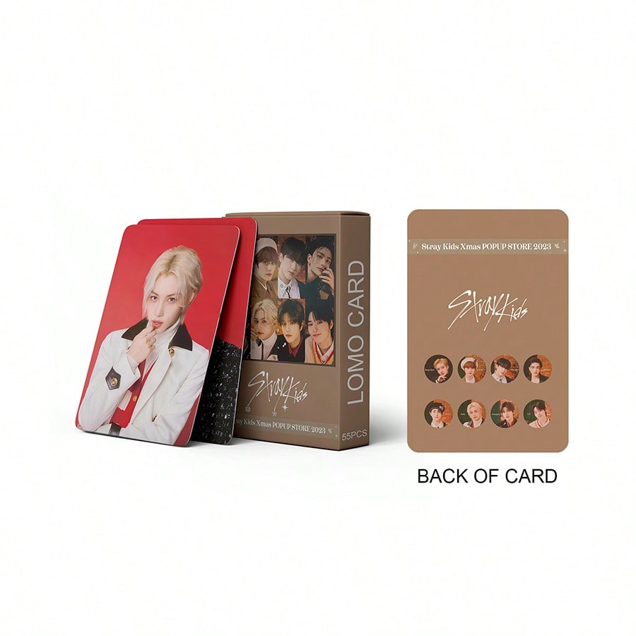 Skzoo Sheet Kpop Lomo Cards Album Small Card Photo Printing High-quality Bangchan MANIAC JAPAN ENCORE MAGIC STAR XMAS 55 Entertaining Play Safe
