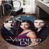 1pc The Vampire Diaries1 Design Printed Area Round Carpet for Bedroom Living Room Home Decor Rugs Mat Non Slip Mat Rug for Bedside