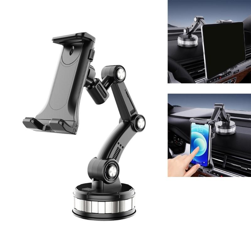 Phone Tablet Holder for Phone 17 16 Car Dashboard Mount Cellphone Holder Rotating Suction Cup Phone Stand