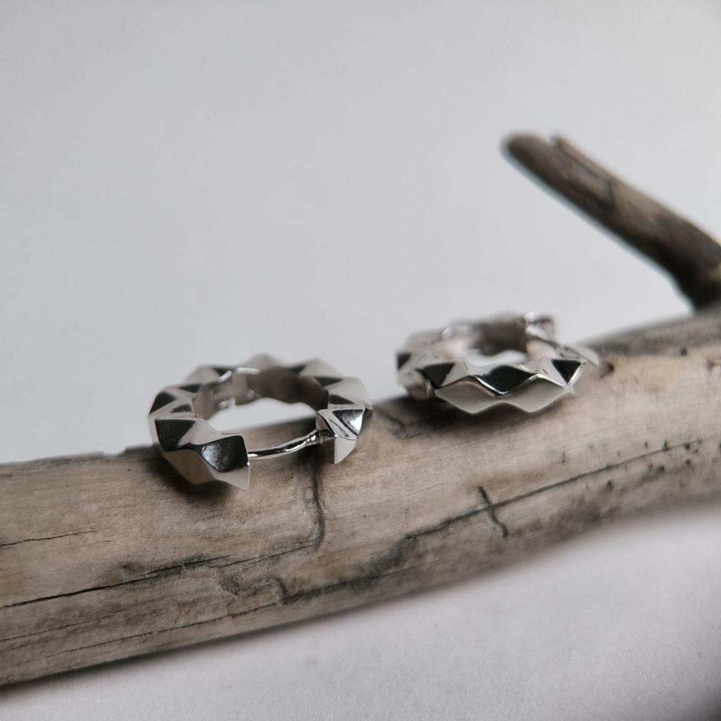 Silver Earrings Without Stones (2191889)