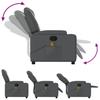Massage Chair Relaxation Chair Grey Faux Leather