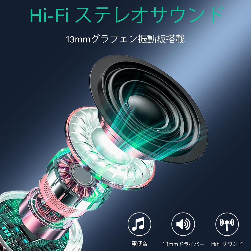 ONES MusPlayE Bluetooth Wireless Earbuds [Multi-Function Touchscreen & ANC Noise Cancelling] with Smart Touch Display, App Connectivity, Low Latency,