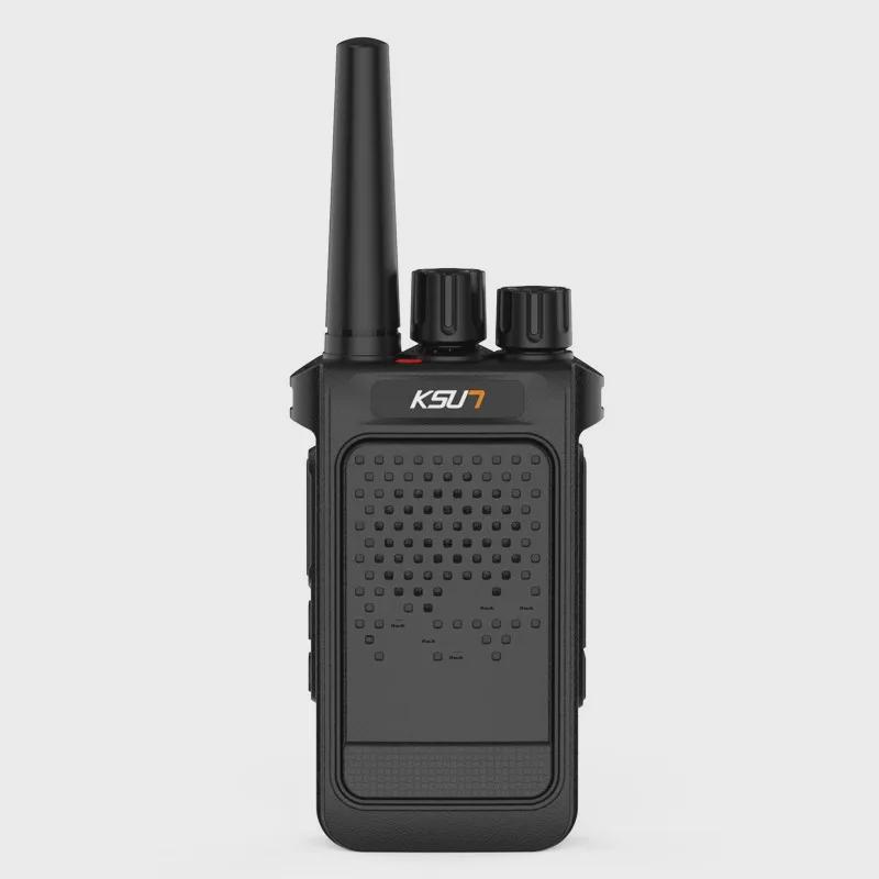 KSU7 Ruční vysílačka: 8W Vysoký výkon, Rychlé nabíjení USB, Silný venkovní signál, Mini design (x26).