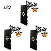 Small Decorative Night Light Halloween Library Lantern, Gothic Bookshelf Lamp, Vintage LED Dark Academia Room Decor Book Nook for Bookworms,