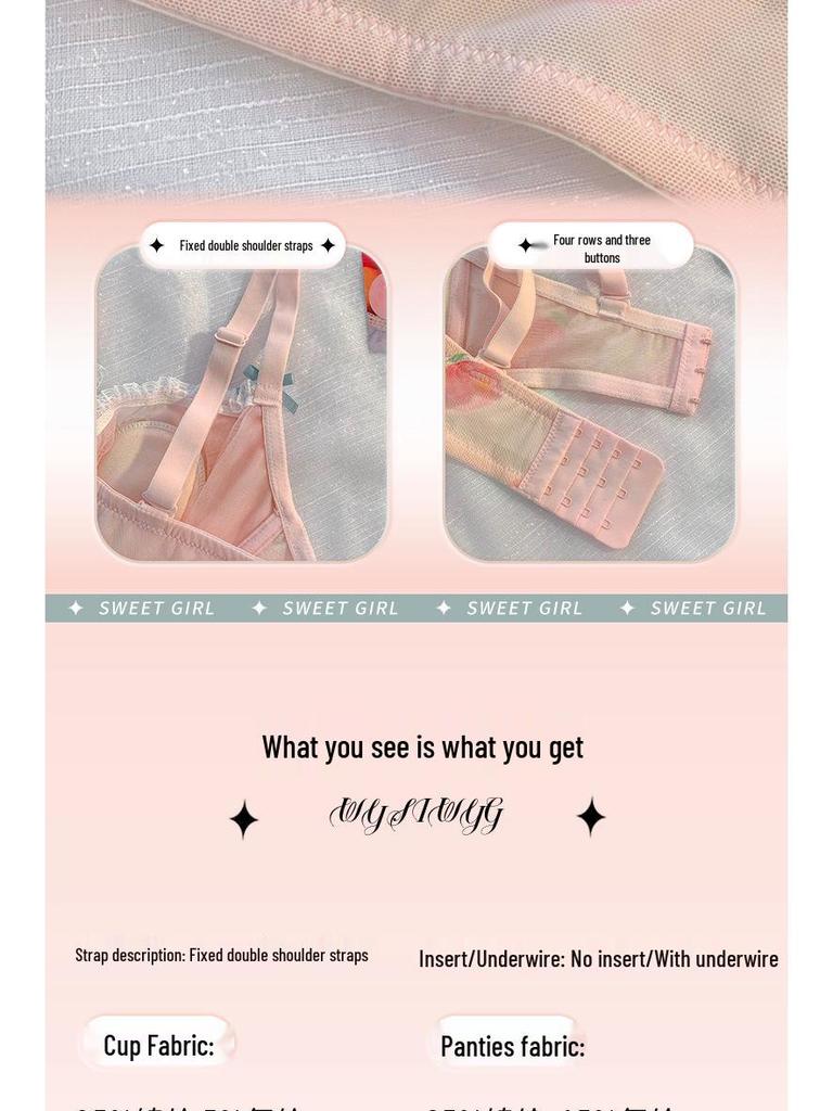 Sweet & Sultry: Japanese Style Ultra-Thin Rabbit Ears Bra – Summer Women's Underwear for a Subtle Look