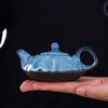 Chinesische Porzellanofenwechsel Keramik Teekanne Teetasse Tragbares Kung Fu Tee Set Geschenk