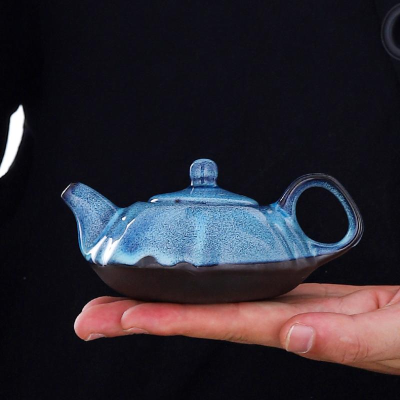 Chinesische Porzellanofenwechsel Keramik Teekanne Teetasse Tragbares Kung Fu Tee Set Geschenk