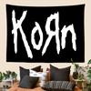 1pc Korn Band Tapestry Heavy Metal Pop Singer Rock Music Theme Wall Hanging Indoor Decor for Bedroom Wall Art Decor