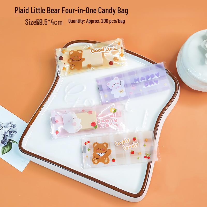 Nougat Candy Packaging Bag with Machine-Sealed Candy Paper