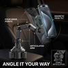 Car Cup Holder Phone Mount, Magnetic Long Arm Cell Phone Holder for Car, 360 Rotatable Mechanical Foldable Phone Bracket