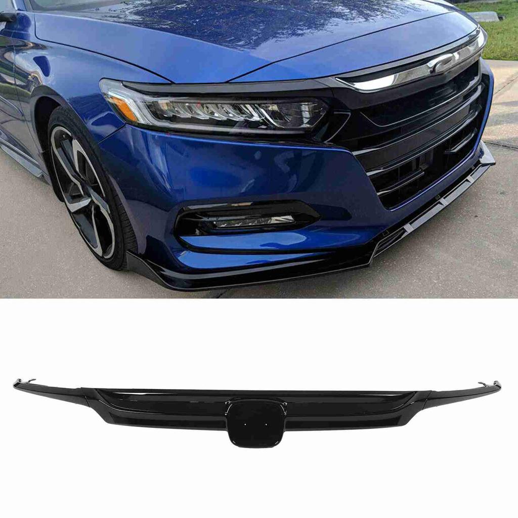 Front Bumper Upper Grill Cover and Eyebrow Headlight Eyebrow Cover for 2018 to 2021