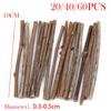 20/40/60 STÜCKE Holzstäbchen für Bastelarbeiten Holzstammstäbchen Natürliche Mini-Zweigstäbchen für Foto-Requisiten DIY-Bastelarbeiten Heimdekorationen