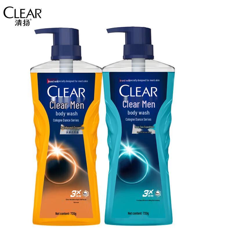

Clear & Fresh Men s Rainforest Secret Cologne Shower Gel