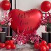 Giant Red Valentine's Day Balloon  for Birthdays Valentine's Day and Wedding Decorations