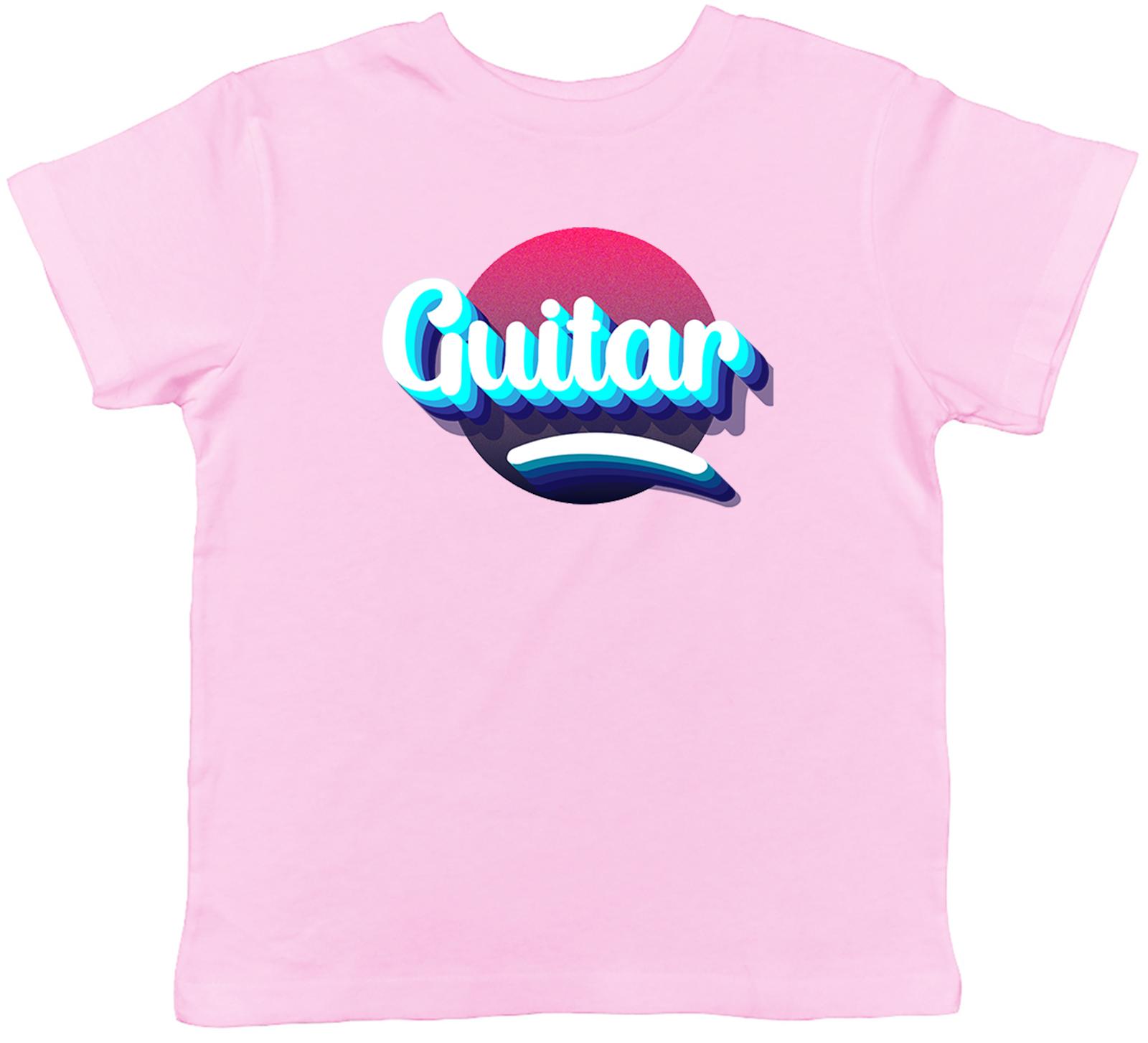 Guitar Icon Kids T-Shirt Guitar Player Guitarist Childrens Boys Girls Gift 160