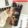 Happy Donkey Smile Phone Case All Inclusive Film Hard Phone Case, Compatible with iPhone 18 Pro Max 17 16 15 14 13 12 11