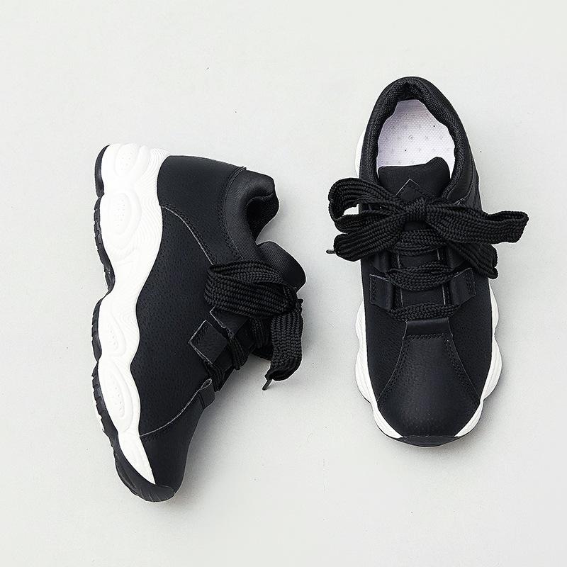 

Осенние женские нескользящие белые кроссовки Forrest Gump - всесезонный стиль 2025 года 37 чёрный