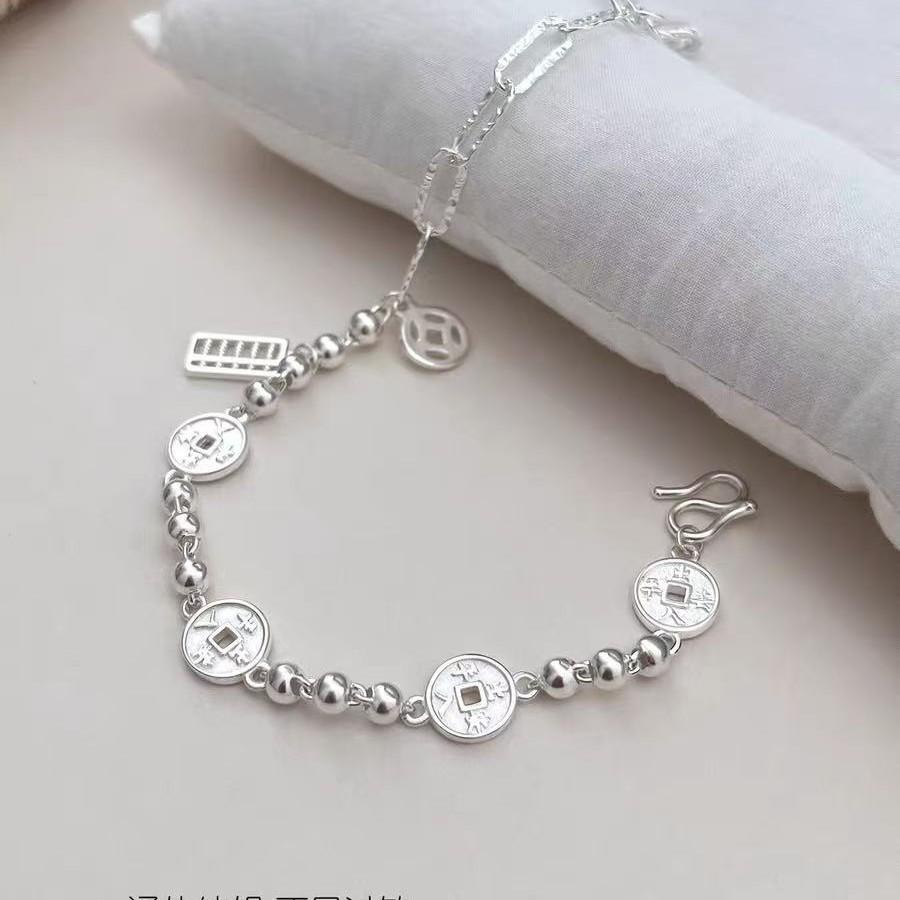 Female Niche Coin Abacus Bracelet