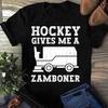 Hockey Gives Me A Zamboner Funny Hockey Best Gift For Ice Hockey Women T Shirts