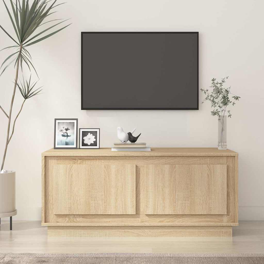 Vidaxl Stolik Kawowy, Dąb Sonoma, 102X50X44Cm, Materiał Drewnopochodny