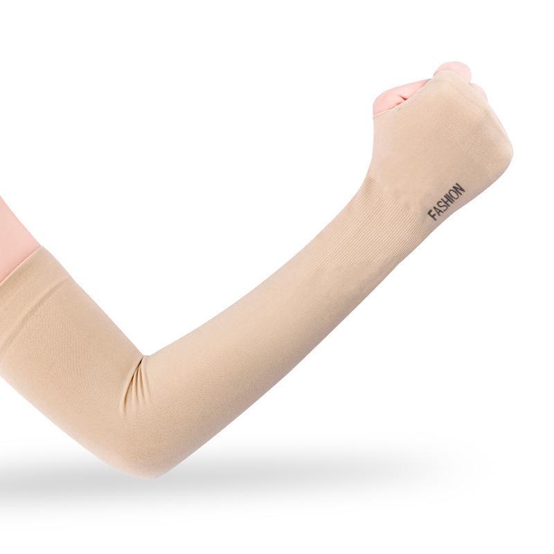 Unisex Ice Silk UV Protection Arm Sleeves for Summer Sports & Cycling